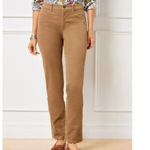 Talbots Straight Leg Brown Corduroys 8 Petite